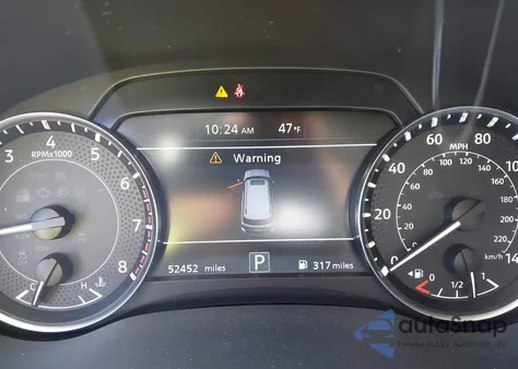 2024 Nissan Armada Sv 2Wd из США, поврежденный, VIN JN8AY2AC8R9195716